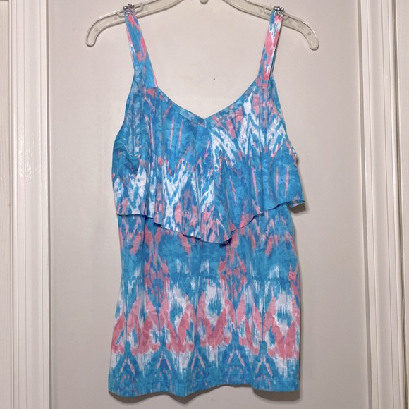 INC International concepts rhinestone straps tank top S - Picture 3 of 12